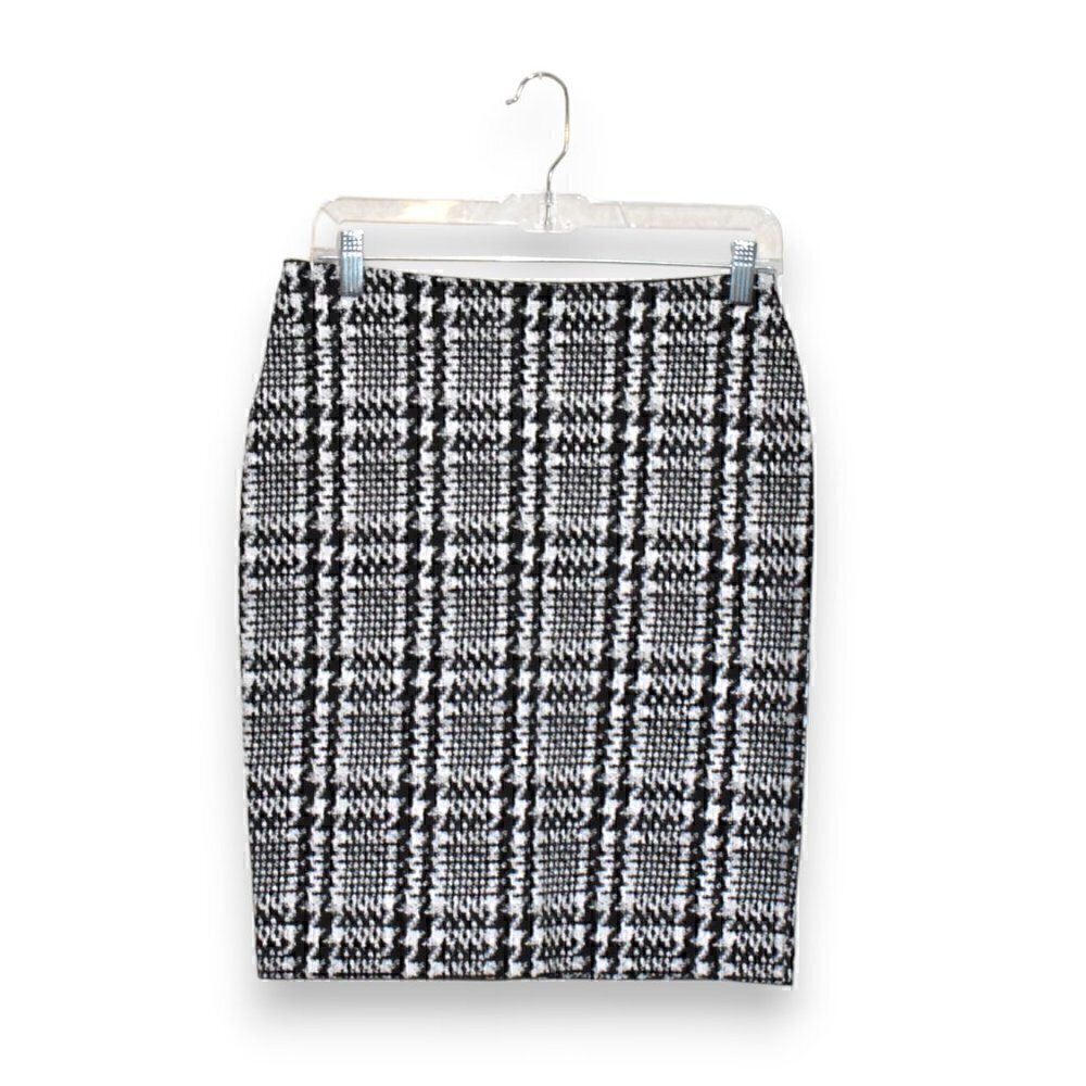 Ann Taylor Factory Business Casual Office Pull On Print Pencil Skirt Size 4P